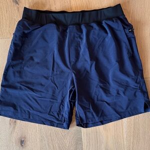 Fabletics Men's Athletic Shorts in Navy and Black